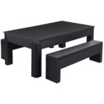 Hathaway Games Triple Threat 6ft Air Hockey 3-in-1 Rotating Multi-Game Table and Cabinet - Image 2