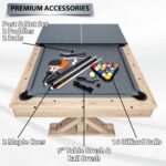 RAM Game Room 48" Poker and Multi-Use Game Table - Black - Image 7